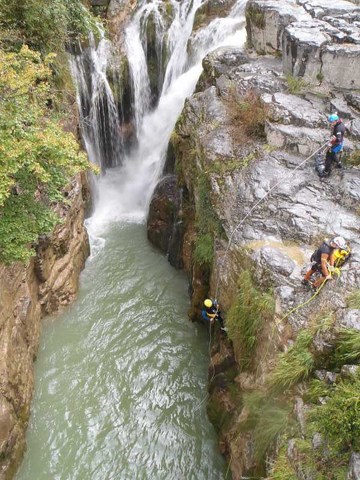 Sortie canyon avec les jeunes du club alpin de Bagnères-de-Bigorre