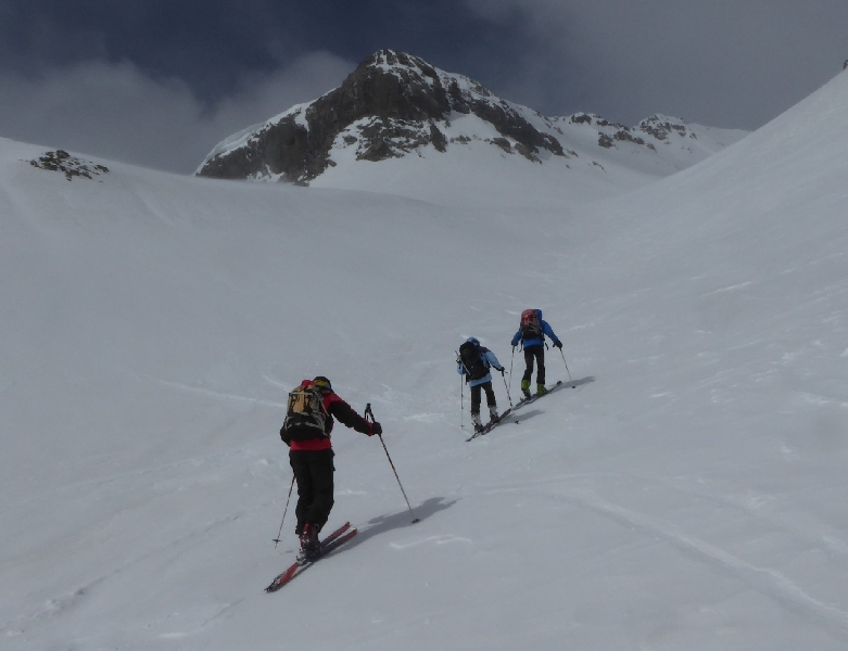 Randonnée à ski du club alpin de Bagnères-de-Bigorre au Tapou