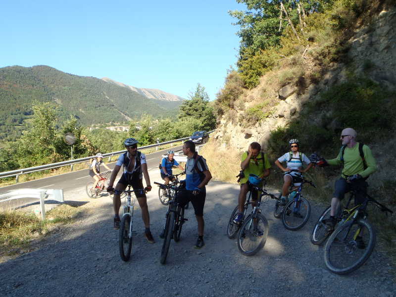 Sortie VTT du club alpin de Bagnères-de-Bigorre parcours N°29 sur Torla