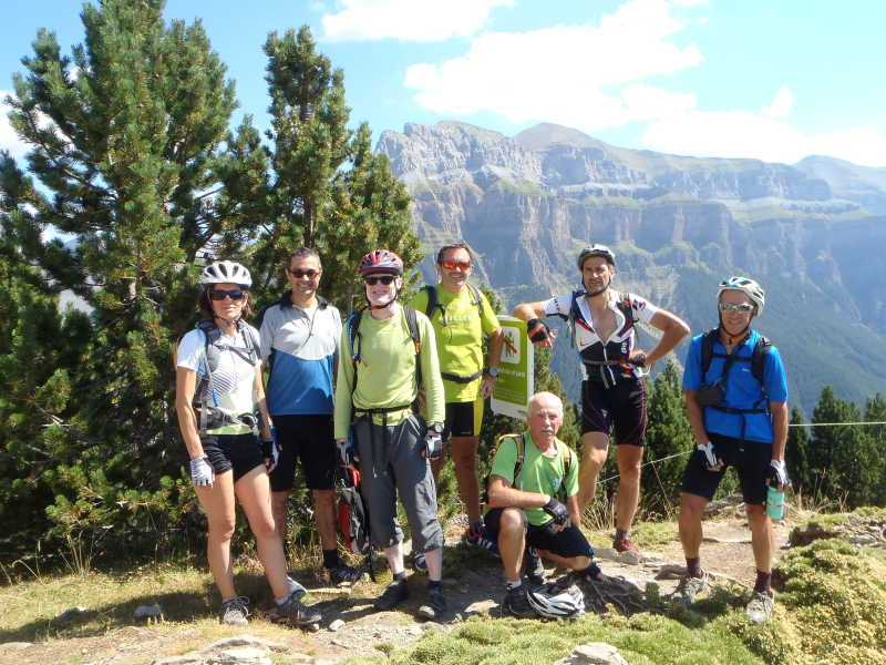 Sortie VTT du club alpin de Bagnères-de-Bigorre parcours N°29 sur Torla