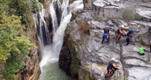 Sortie canyoning avec les jeunes du Club Alpin de Bagnères-de-Bigorre